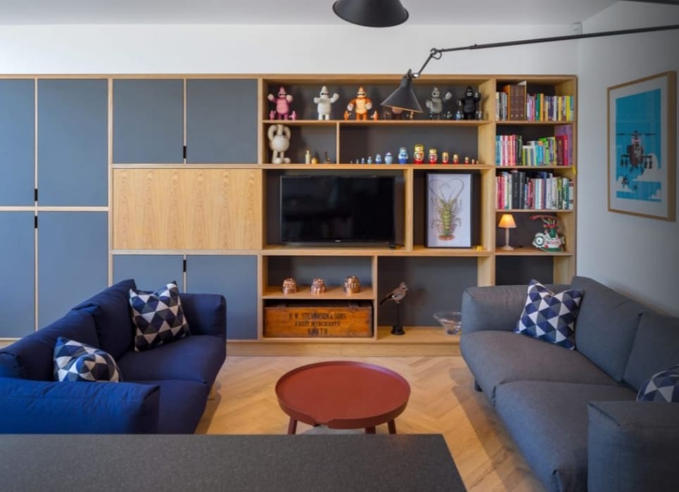 Detailed interior carpentry